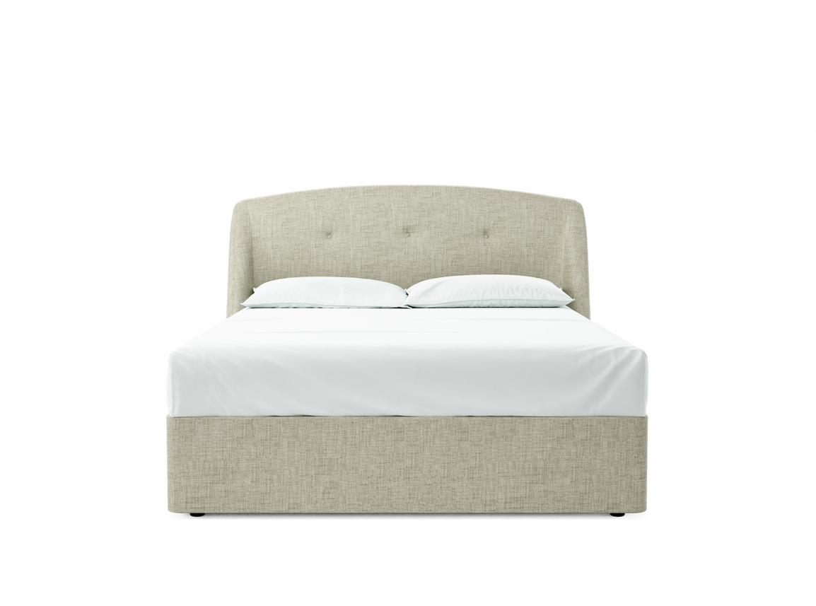 Jasmine King Size Divan In Dove fabric