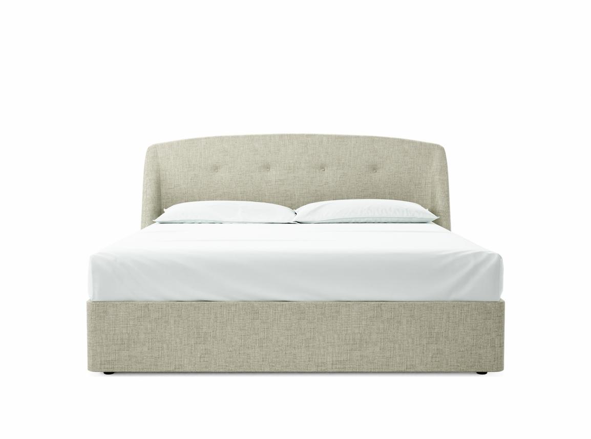Jasmine Super King Size Divan In Dove fabric