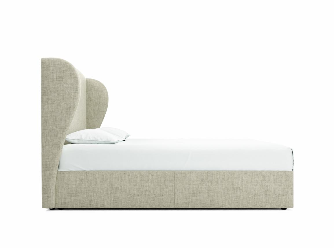 Lupin Super King Size Divan In Dove fabric