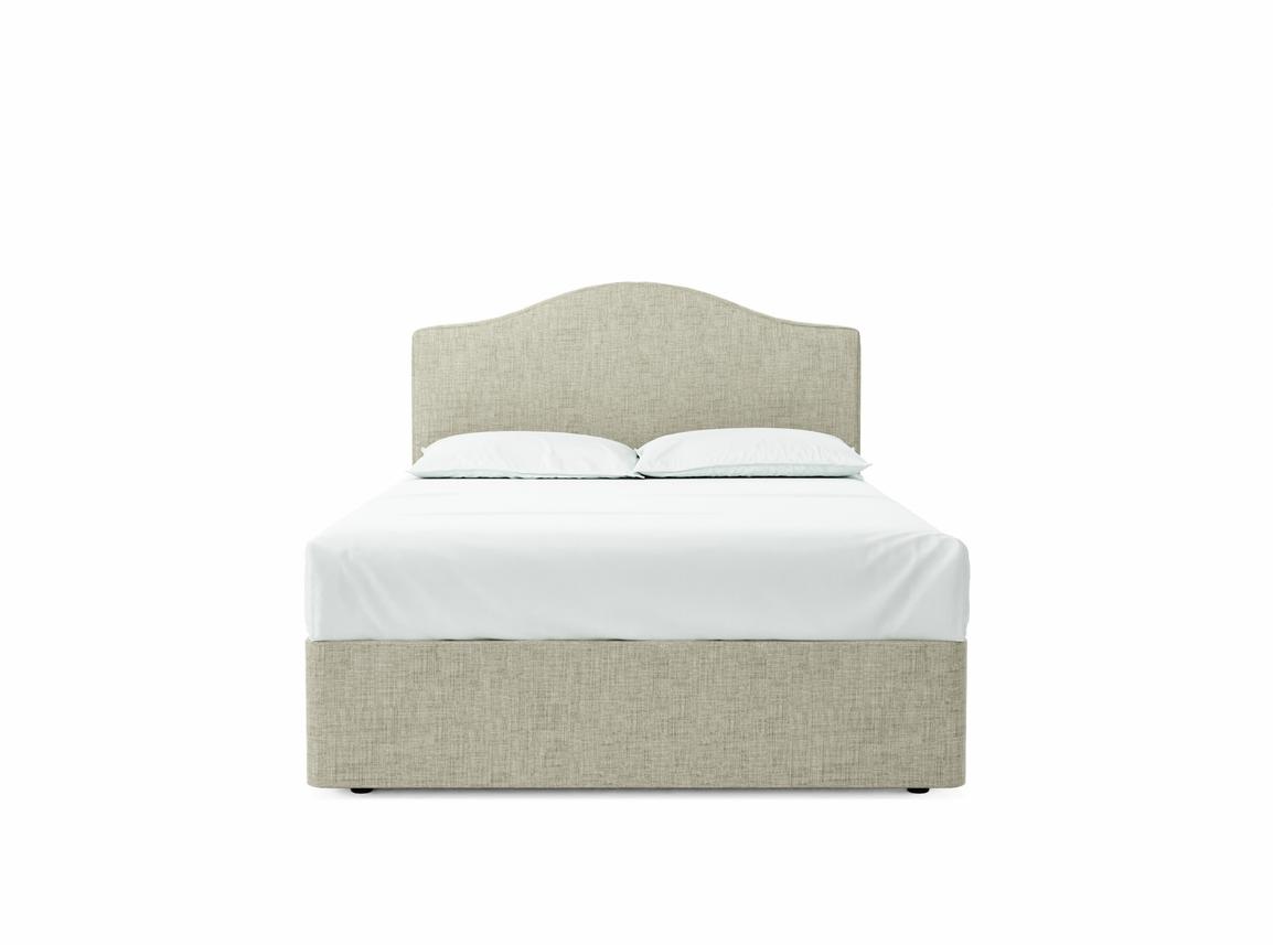 Primrose Double Divan In Dove fabric