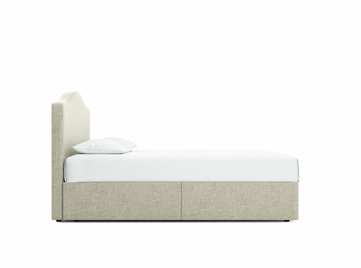 Primrose Double Divan In Dove fabric