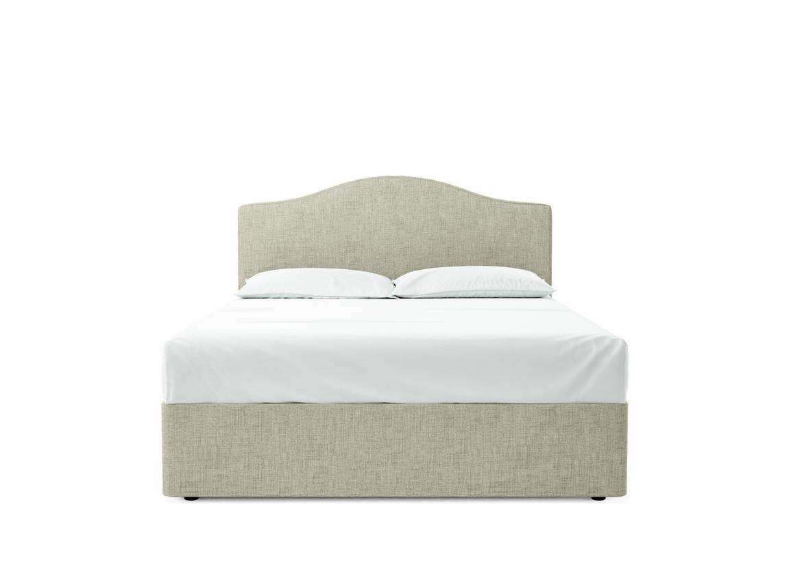 Primrose King Size Divan In Dove fabric