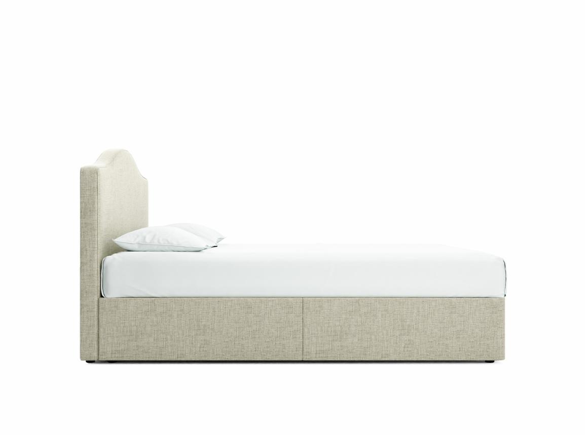 Primrose King Size Divan In Dove fabric