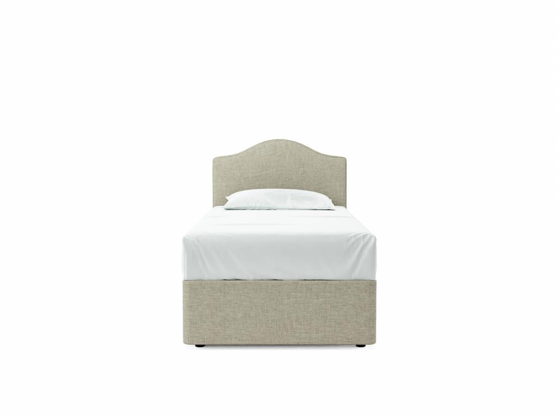 Primrose Single Divan In Dove fabric