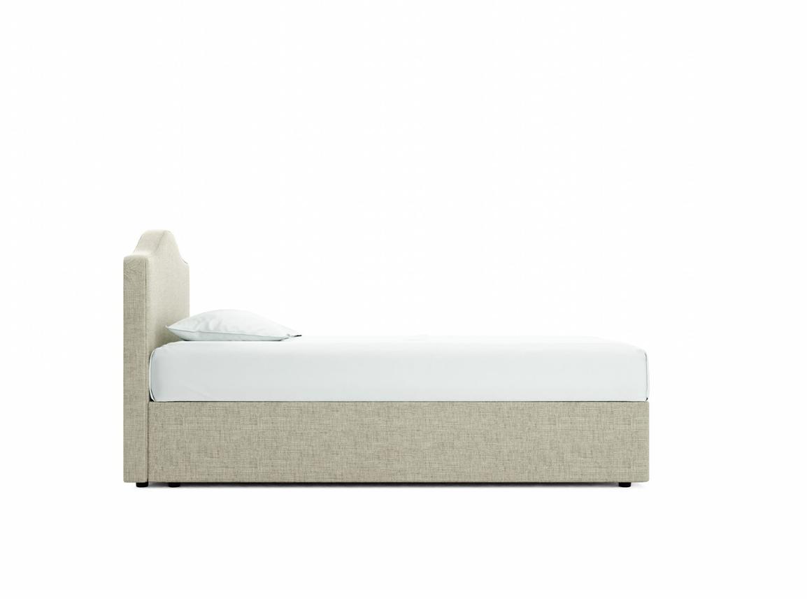 Primrose Single Divan In Dove fabric