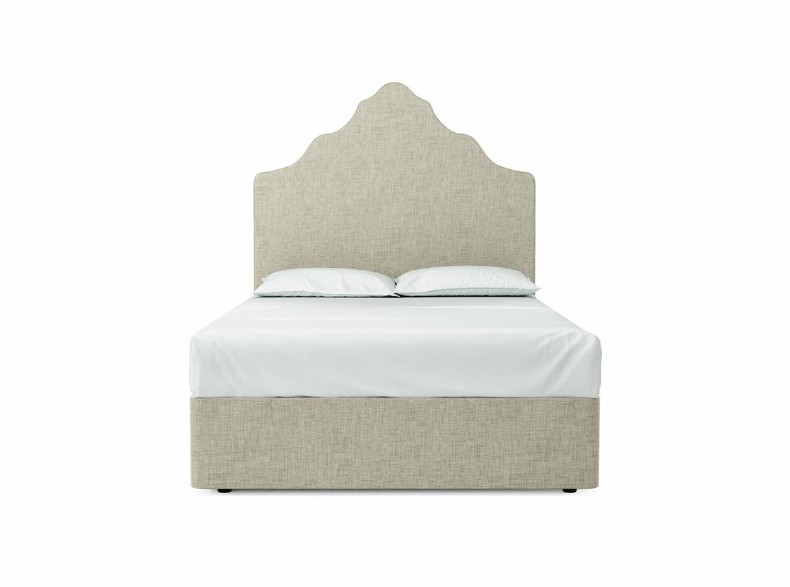 Rose Double Divan In Dove fabric