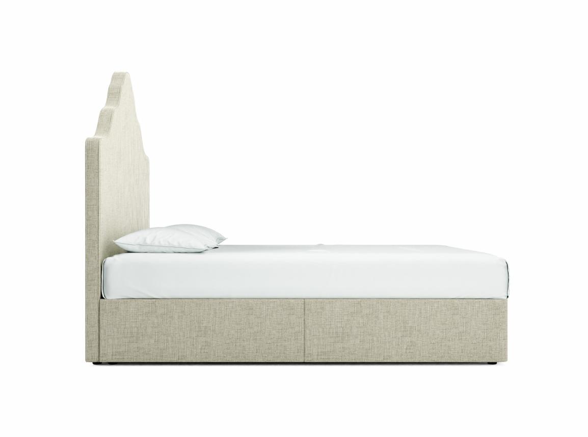 Rose King Size Divan In Dove fabric