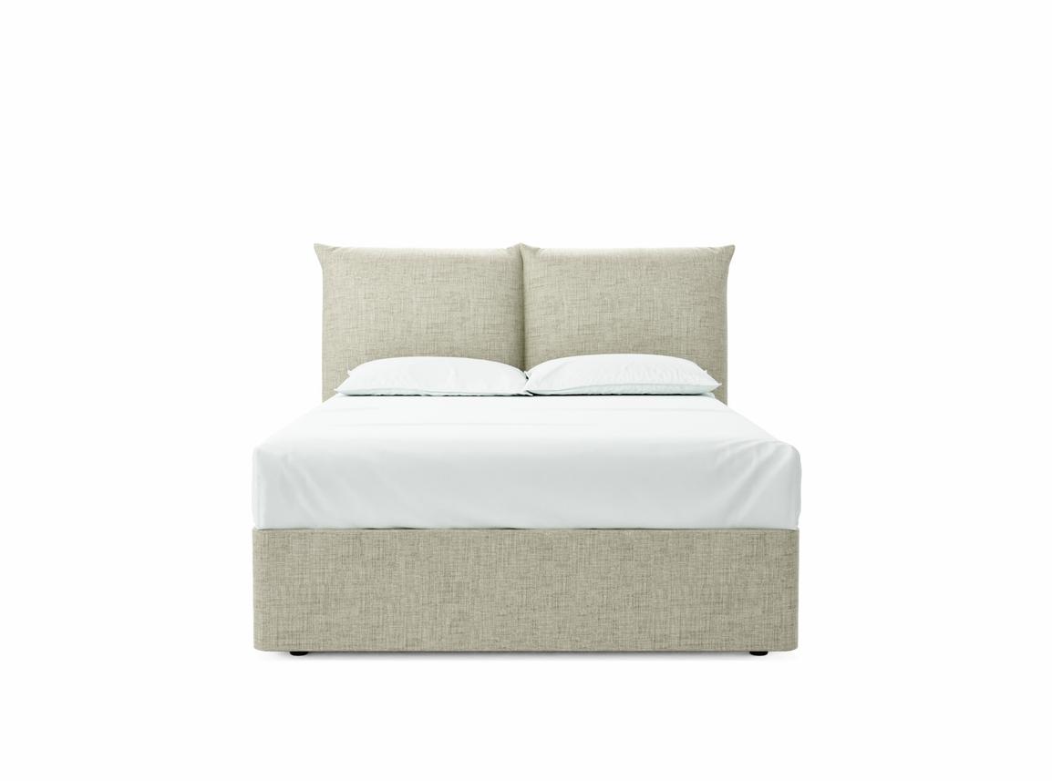 Willow Double Divan In Dove fabric