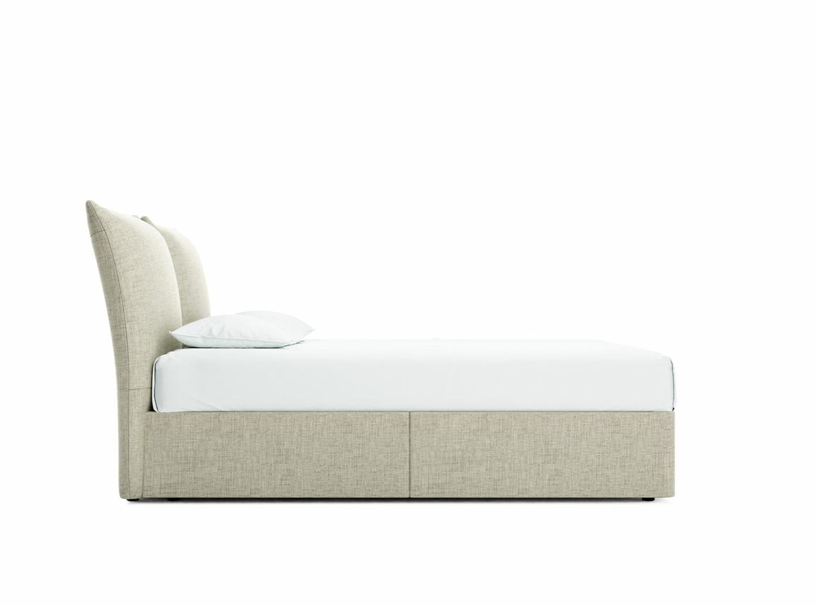 Willow Double Divan In Dove fabric