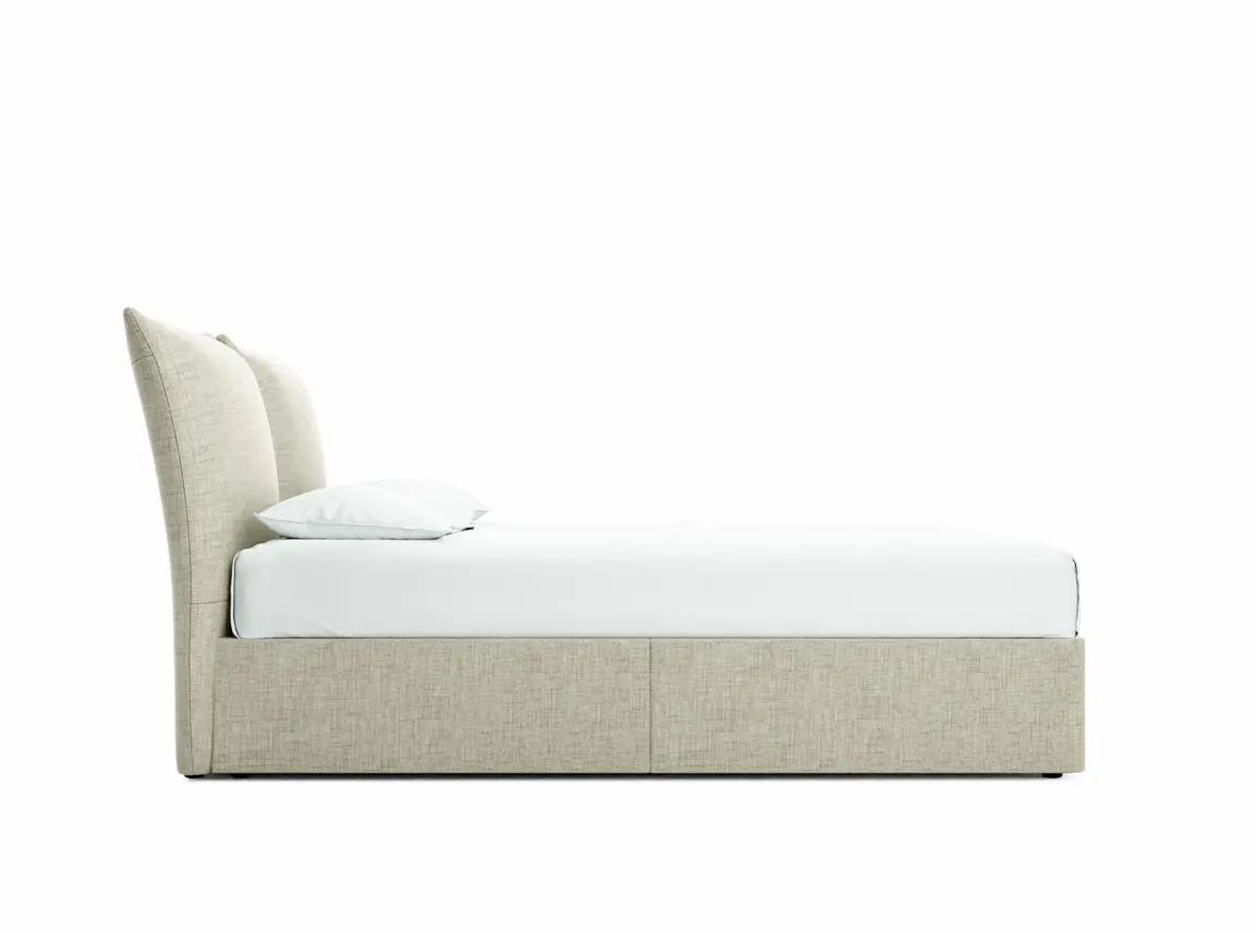 Willow King Size Divan In Dove fabric