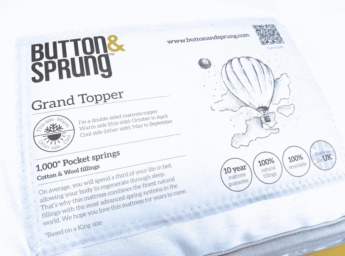 Grand European King Size Mattress Topper