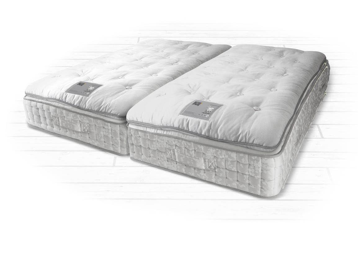 Perendale Super King Size Zip & Link Pillow Top Mattress