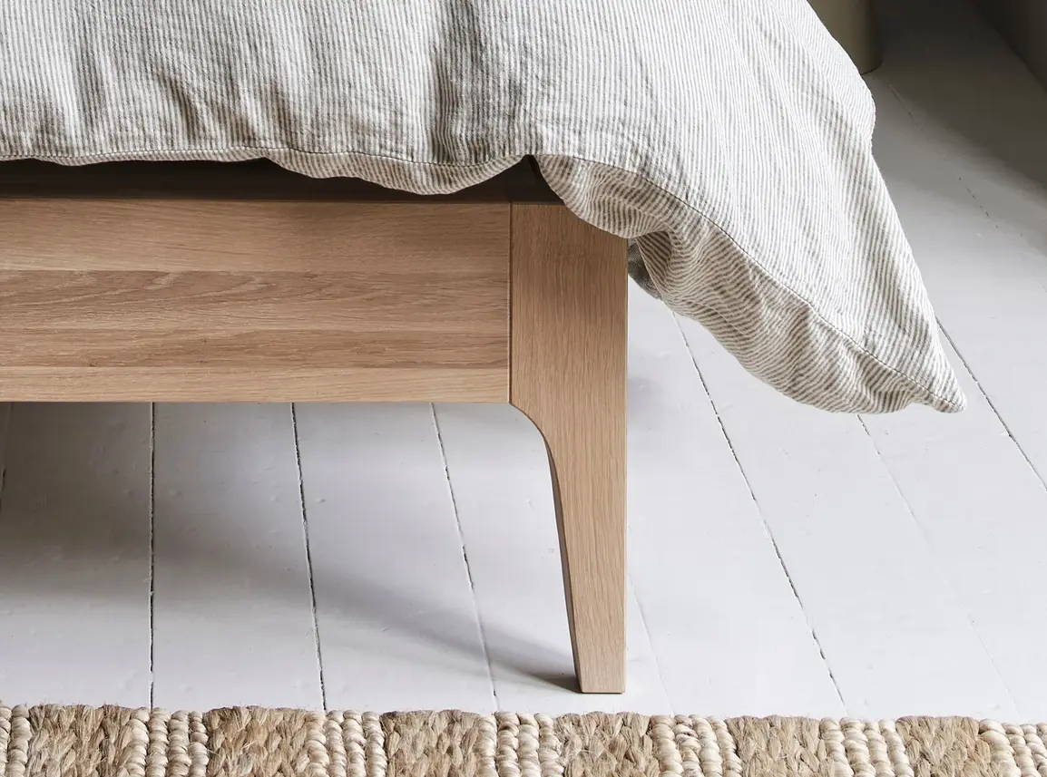 Sage Single Bed Frame In Dove fabric