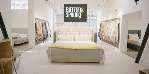 Button and sprung shop beds