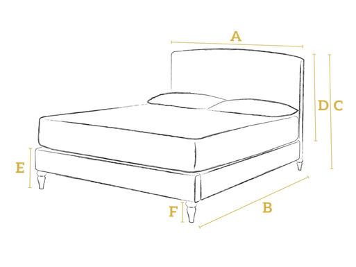 Dahlia Bed Frame Dimensions
