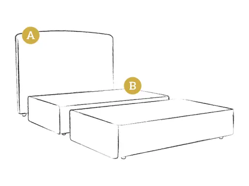 Dahlia Divan Components