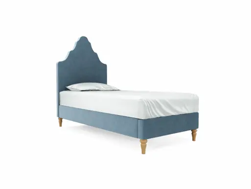 Rose upholstered best sale bed