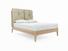 Clove Double Bed In Dove fabric