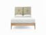 Clove Double Bed In Dove fabric