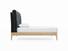 Clove Double Bed In Mercury fabric