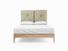 Clove King Size Bed In Dove fabric