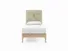 Clove Single Bed In Dove fabric