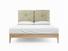 Clove Super King Size Bed In Dove fabric