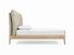 Clove Super King Size Bed In Oatmeal fabric