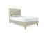 Foxtail Small Double Bed Frame In Dove fabric