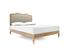 Liquorice King Size Bed Frame In Dune House Linen fabric