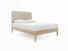 Sage Double Bed Frame In Hemp fabric