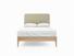 Sage Double Bed Frame In Dove fabric