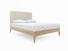 Sage King Size Bed Frame In Canvas fabric