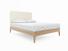 Sage King Size Bed Frame In Porridge fabric