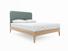 Sage King Size Bed Frame In Thistle fabric