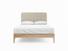 Sage King Size Bed Frame In Hemp fabric