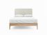 Sage King Size Bed Frame In Pearl fabric