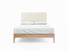 Sage King Size Bed Frame In Porridge fabric
