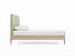 Sage King Size Bed Frame In Dove fabric