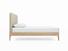 Sage King Size Bed Frame In Oatmeal fabric