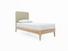 Sage Single Bed Frame In Dove fabric