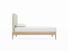 Sage Single Bed Frame In Dove fabric