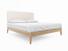 Sage Super King Size Bed Frame In Flax fabric