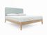 Sage Super King Size Bed Frame In Glacier fabric
