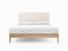 Sage Super King Size Bed Frame In Flax fabric