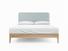 Sage Super King Size Bed Frame In Glacier fabric