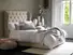 Camelia Single Ottoman In Dove fabric