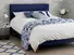 Burdock King Size Bed Frame In Dove fabric