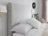 Burdock (Tall) Single Bed Frame In Dove fabric