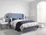 Camelia Single Bed Frame In Dove fabric